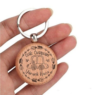 Gravírozható kulcstartó ALU