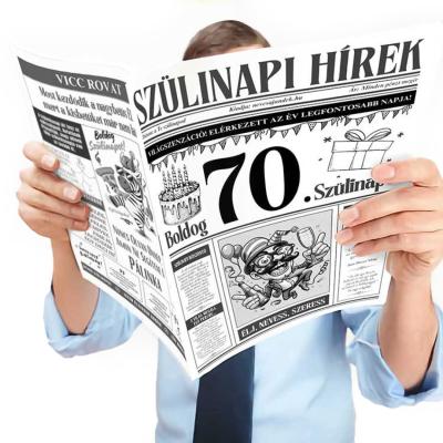 008 Szuletesnapi Ajandek Szulinapra Szulinapi Ujsag 70 Szulinapi Ajandek Fokep