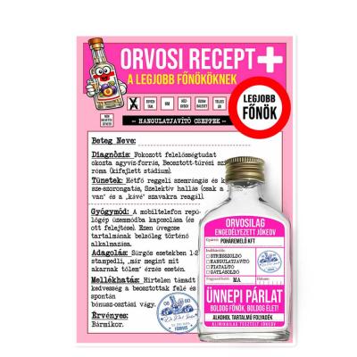 012 Orvosi Recept Vicces Ajandek Fonoknek Recept Palinka
