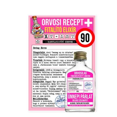 022 Orvosi Recept Vicces 90 Szuletesnapi Ajandek Fiatalito Elixir Recept Palinka