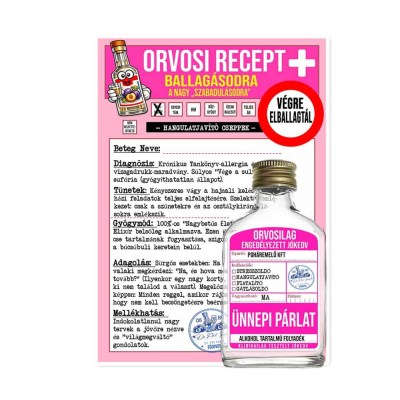 023 Orvosi Recept Vicces Ballagasi Ajandek Recept Palinka
