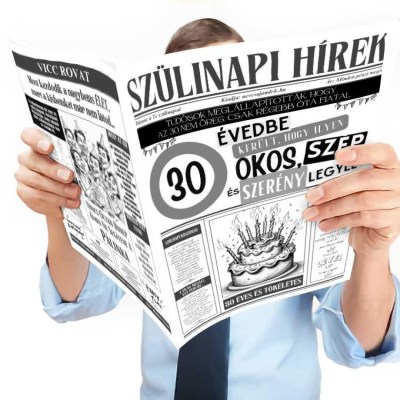 027 Vicces Szuletesnapi Ajandek Szulinapra Szulinapi Ujsag 30 Evembe Kerult Szulinapi Ajandek Fokep