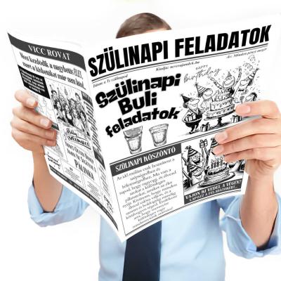 043 Szulinapi Ajandek Szuletesnapra Ujsag Fokep