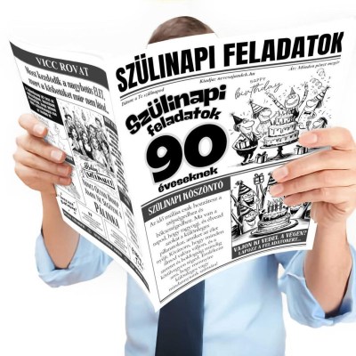 052 90 Szulinapi Ajandek 90 Szuletesnapra Ujsag Fokep