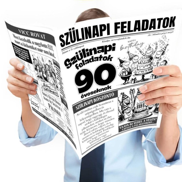 052 90 Szulinapi Ajandek 90 Szuletesnapra Ujsag Fokep