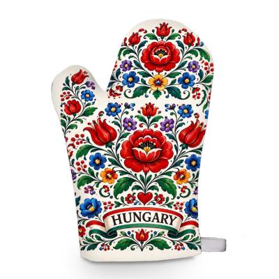 080 Fozokesztyu Konyhai Hungary Kalocsai Mintas Ajandek