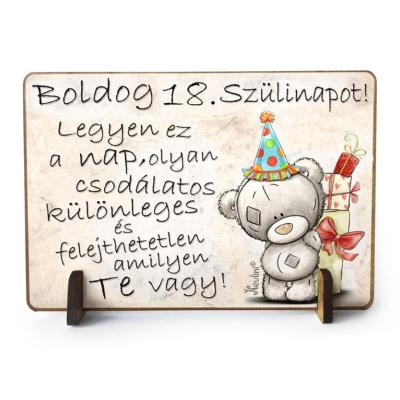 18 Szulinapi Ajandek Boldog Szulinapot Macis Tft010