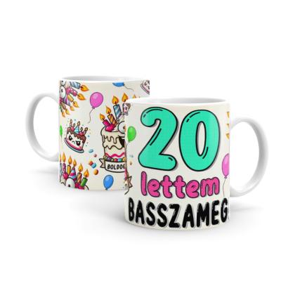 20 Szulinapi Ajandek Szuletesnapi Bogre 20 Lettem Basszameg B1129