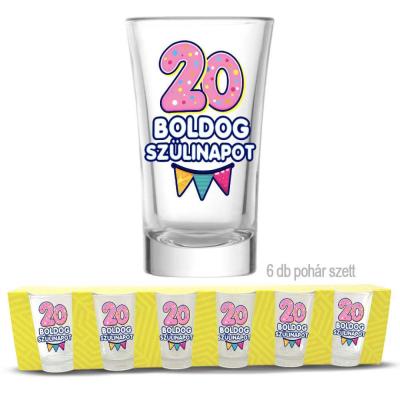 20 Szulinapi Palinkas Pohar Szett 20 Szuletesnapra Pps003