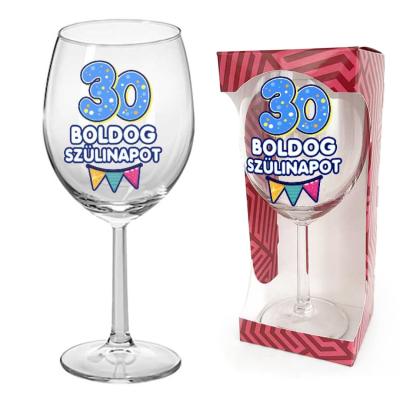 30 Szulinapi Ajandek Szuletesnapra Borospohar Boldog Szulinapot Felirattal Bop169