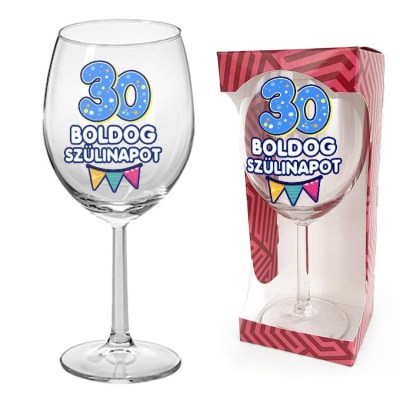 30 Szulinapi Ajandek Szuletesnapra Borospohar Boldog Szulinapot Felirattal Bop169