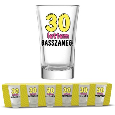 30 Szulinapi Palinkas Pohar Szett 30 Lettem Basszameg 30 Szuletesnapra Pps180
