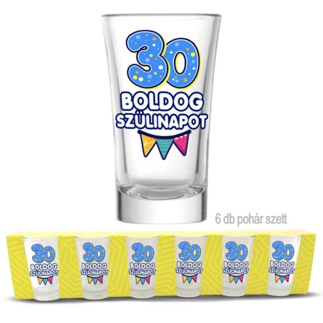 30 Szulinapi Palinkas Pohar Szett 30 Szuletesnapra Pps004