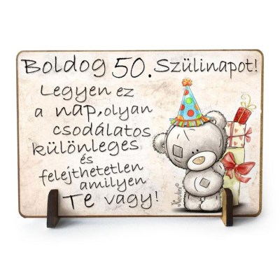 50 Szulinapi Ajandek Boldog Szulinapot Macis Tft014