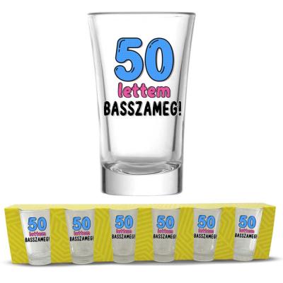 50 Szulinapi Palinkas Pohar Szett 50 Lettem Basszameg 50 Szuletesnapra Pps182