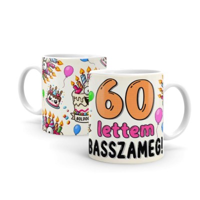 60 Szulinapi Ajandek Szuletesnapi Bogre 60 Lettem Basszameg B1133