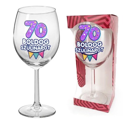 70 Szulinapi Ajandek Szuletesnapra Borospohar Boldog Szulinapot Felirattal Bop173