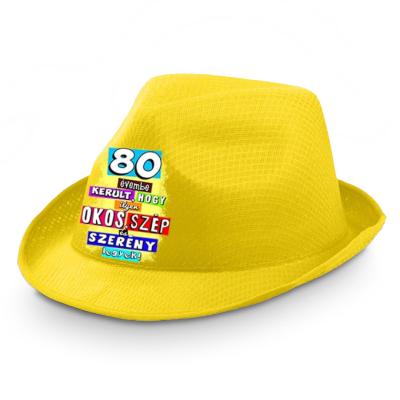 80 Szulinapi Kalap Sapka Kellek Szuletesnapi Ajandek Pk019 Sarga