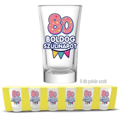 80 Szulinapi Palinkas Pohar Szett 80 Szuletesnapra Pps009