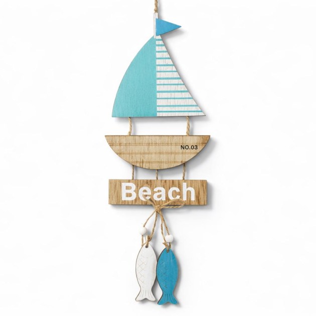 Ajtodisz Vitorlas Beach Naturturkiz 11x30cm 064720 LP06270004