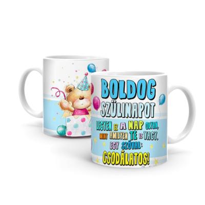 B424 Csodálatos Szülinapos Kék