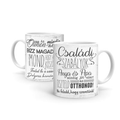 B762 Bogre Ajandek Otletek Családi Szabályok Anya Apa