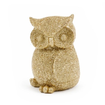 Bagoly Figura Arany 12cm APF540140 3f NB11110009