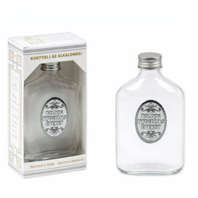 CQ07701 Flaska Femcimkes Boldog Nyugdijas Eveket 200ml OB12030042