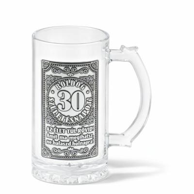 CQ07791 Soroskorso Femcimkes Boldog 30 Szuletesnapot 400ml PB02250003