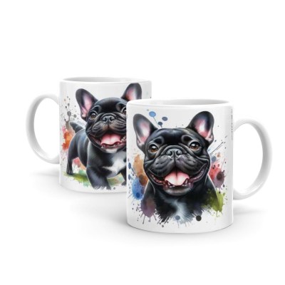 Francia Bulldog Fekete B1180
