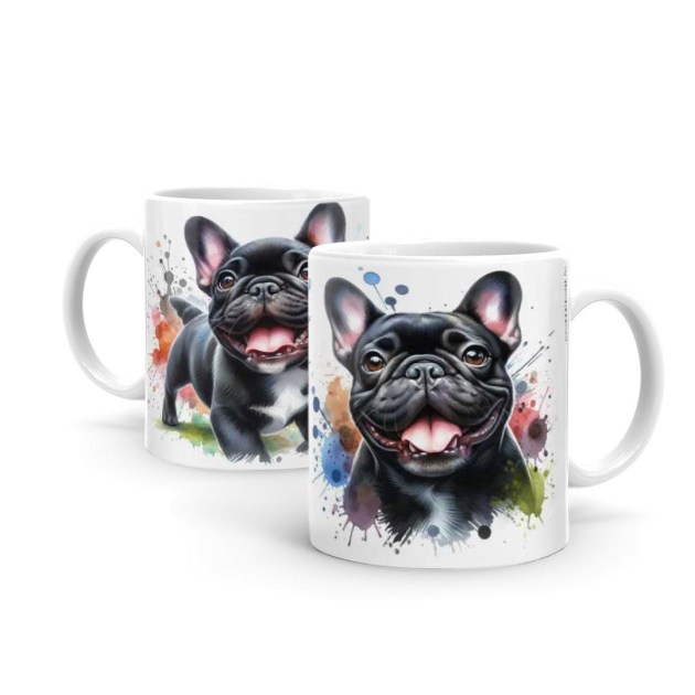Francia Bulldog Fekete B1180
