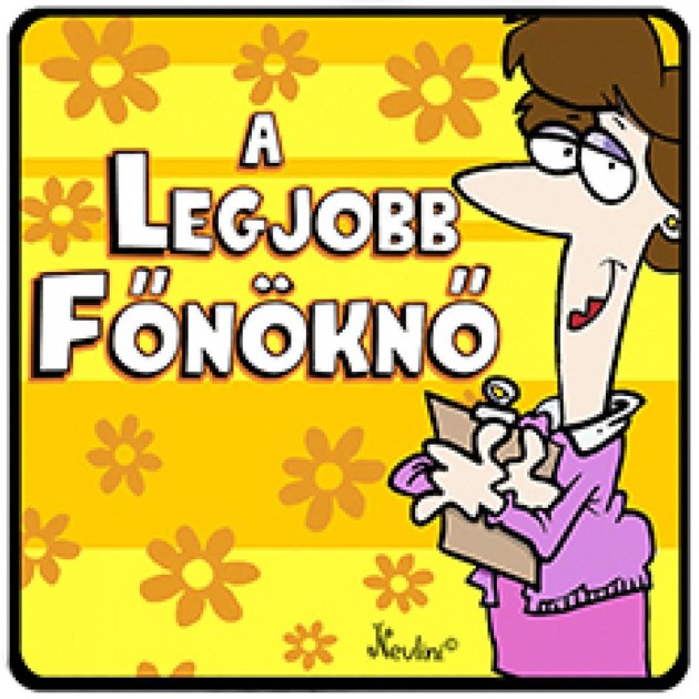 Hűtőmágnes Főnöknő NH123