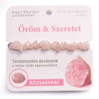 KARKÖTŐ RÓZSAKVARC, ÖRÖM & SZERETET