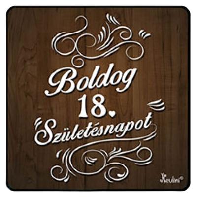 NH204 Boldog 18 Szülinapot Famintás