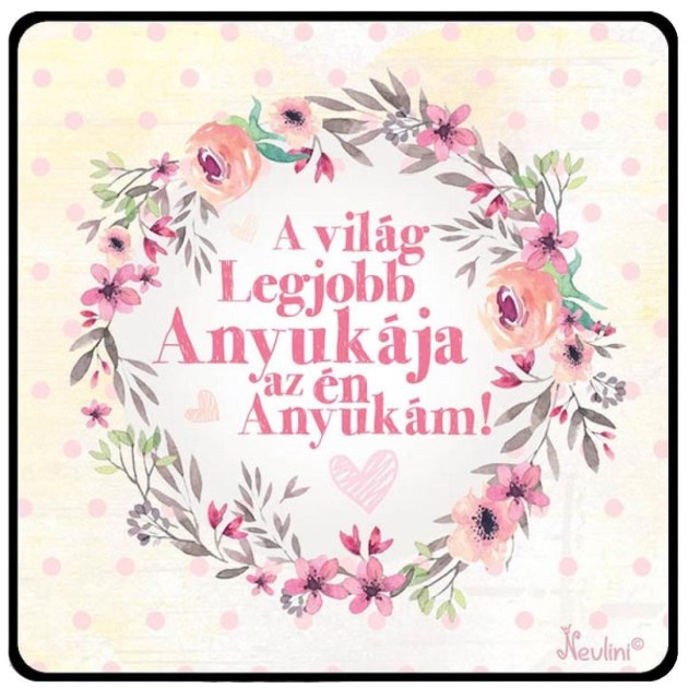NH251 A Világon A Legjobb Anya   Ajándék Anyáknak