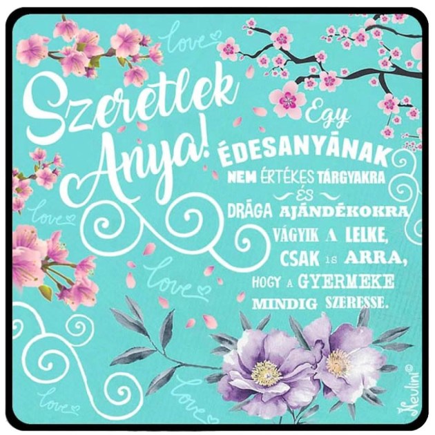 NH253 Egy édesanyának   Ajándék Anyáknak