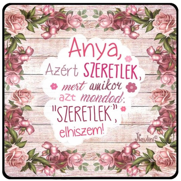 NH256 Anya Azért Szeretlek   Ajándék Anyáknak