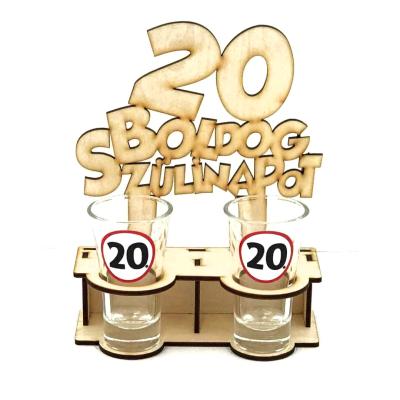 PT003 Születésnapi Pálinkás Pohár 20