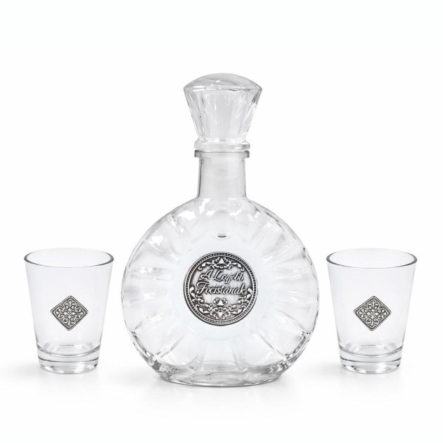 Palinkas Keszlet 02l Palack 2 Pohar A Legjobb Focistanak GB04120051