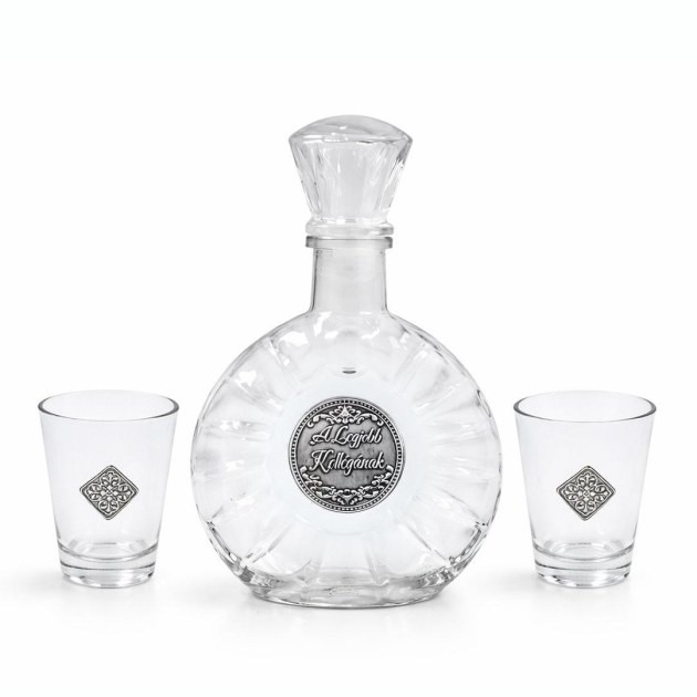 Palinkas Keszlet 02l Palack  2 Pohar A Legjobb Kolleganak GB04120042