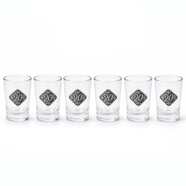 Palinkas Pohar 6db 2cl 20 Evszamos GB04120064