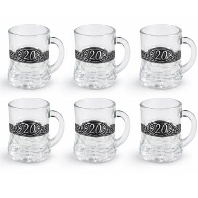 Palinkas Pohar Fules 20 Szuletesnapra Femcimkes 6db 5cm MP04170027
