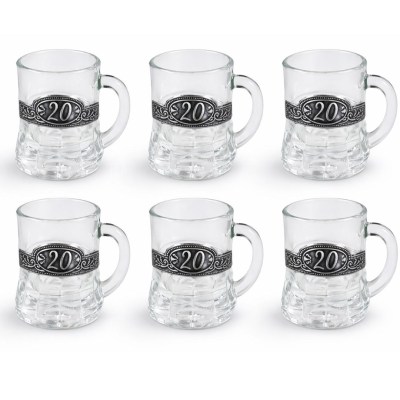 Palinkas Pohar Fules 20 Szuletesnapra Femcimkes 6db 5cm MP04170027