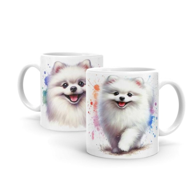 Pomeraniai Torpe Spicc Feher B1201