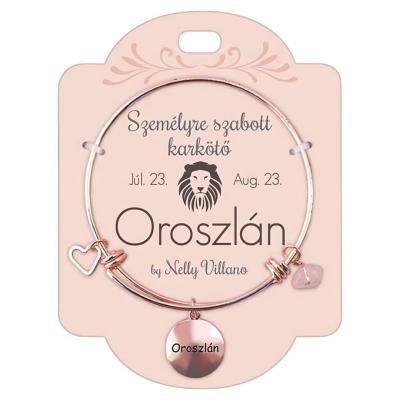 ROSE GOLD KARKÖTŐ OROSZLÁN