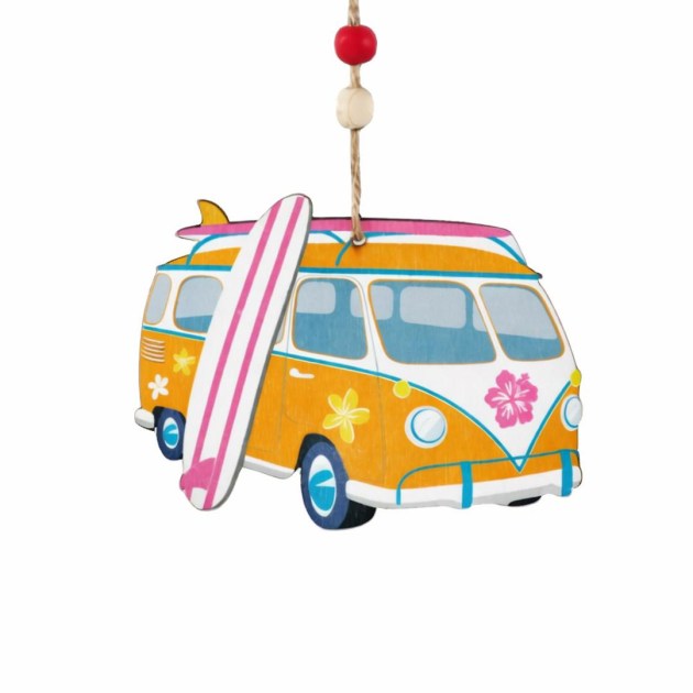 Retro Busz Szorfdeszkaval 12x85cm 064064 3f LP06270019