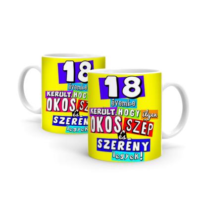 Születésnap 18 Bögre B373