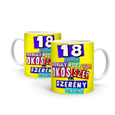 Születésnap 18 Bögre B373