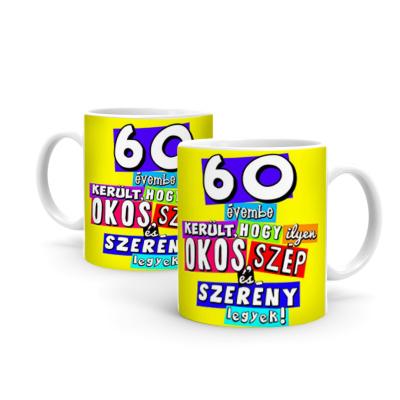 Születésnap 60 Bögre B378