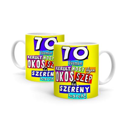 Születésnap 70 Bögre B379